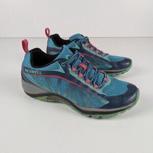 Merrell Siren Edge 3 J35514 Blue Shoes Hiking Womens Size 9 Outdoor Sneakers